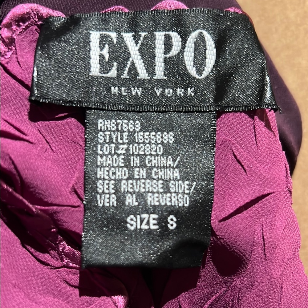Expo New York Purple Top - Size S